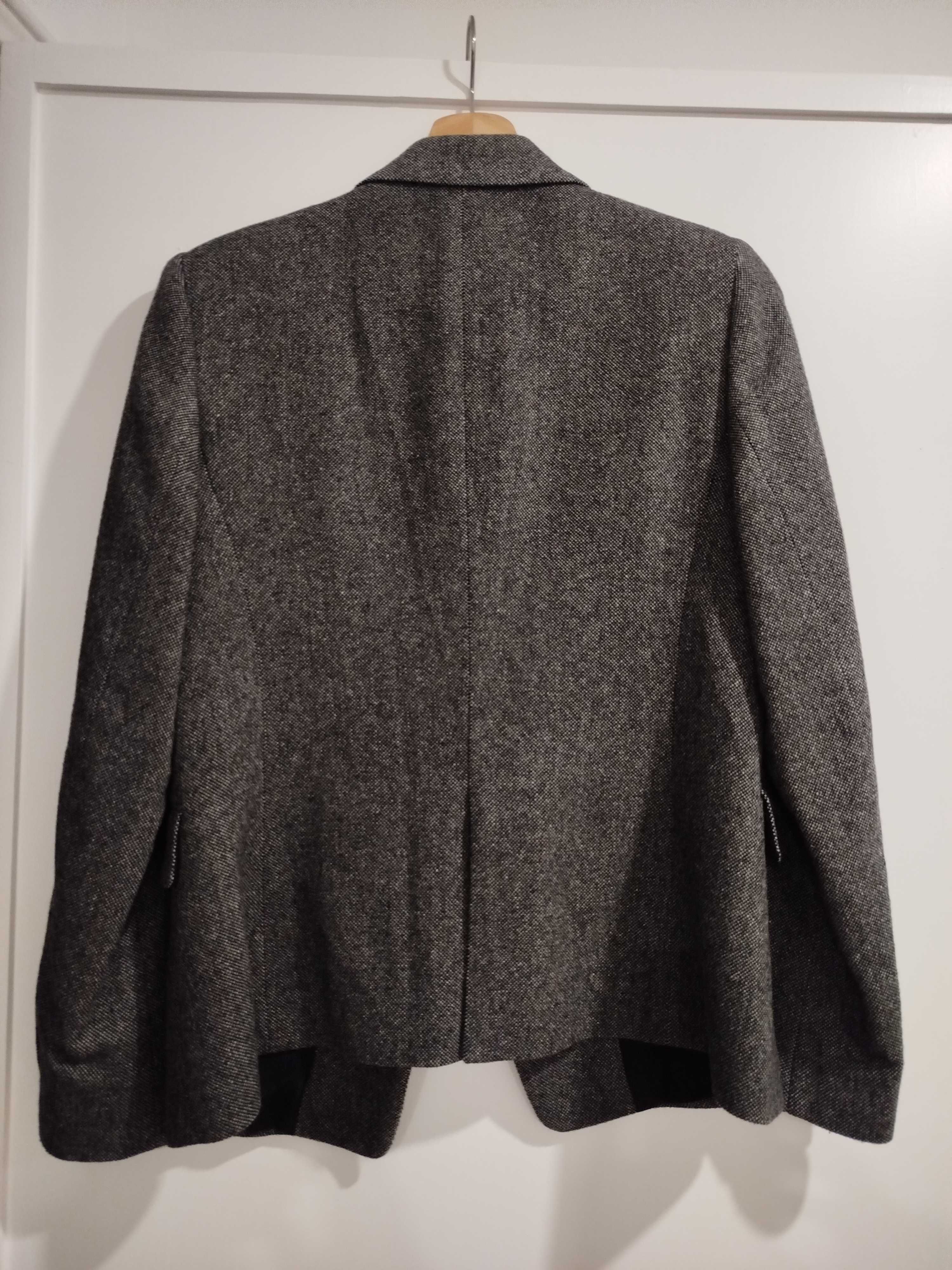 Blazer de trespasse 70% Lã (38) | Massimo Dutti