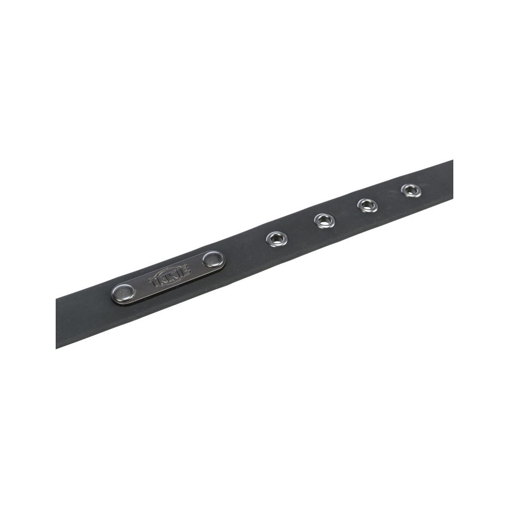 obroża dla psa, czarna, PVC, S–M: 30–37 cm/20 mm