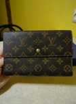 Справжній гаманець Louis Vuitton Monogram Pochette Passport M60135