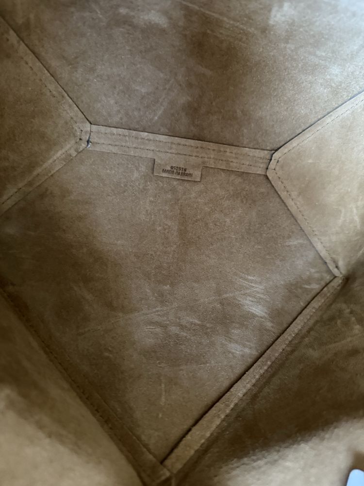 Сумка шоппер Puzzle Fold Brown LOEWE