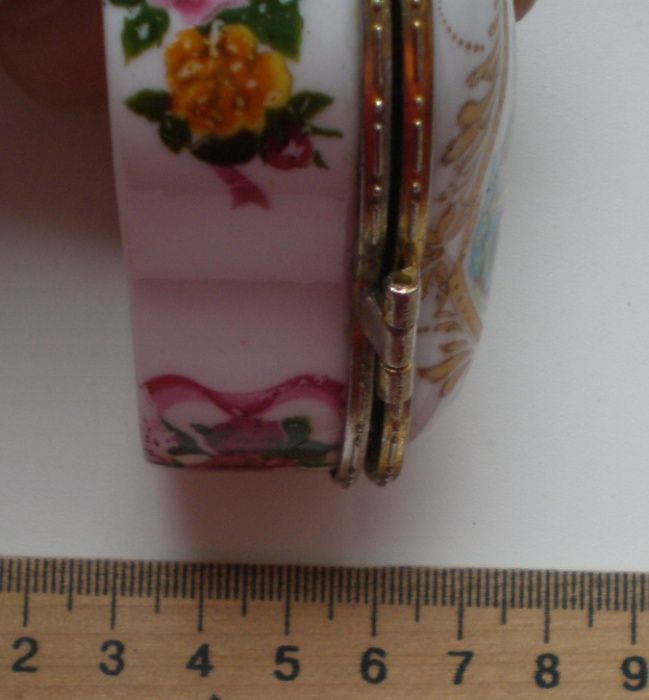 Шкатулка для ювелирки, фарфор, винтаж