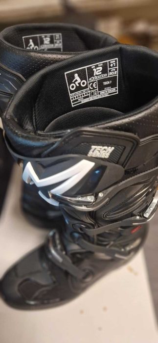 Buty Alpinestars Tech 7 BLACK Rozmiar 47 Gwarancja