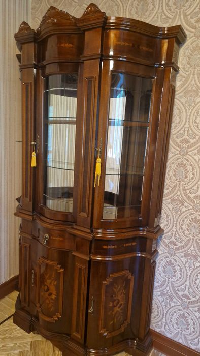 Komoda 2 sztuki - drewno, fornir ,połysk, ArtDeco