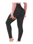 Czarne legginsy z pushupem rozmiar L