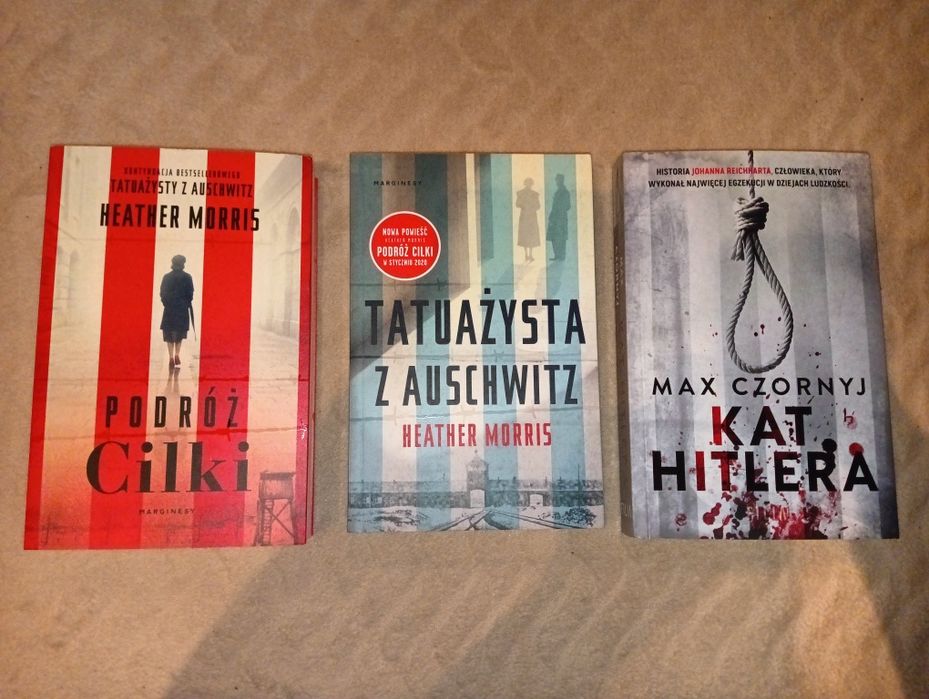 Trzy książki o tematyce 2 wojny światowej