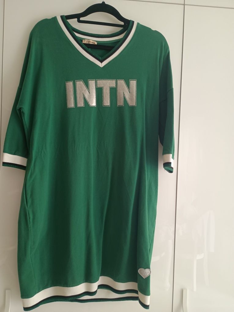 Tunika butelkowa zieleń L/XL