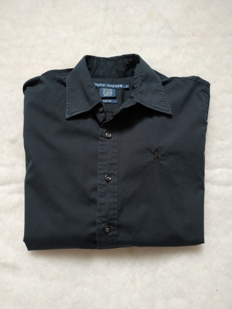 Koszula damska Ralph Lauren, czarna, gładka, S ,