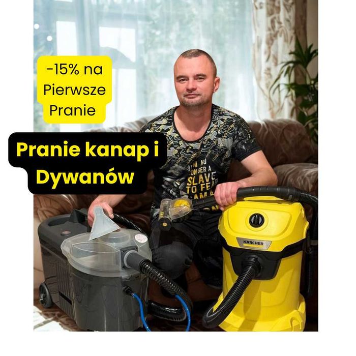 Pranie i czyszczenie kanap, narożników, materacy, foteli, tapicerki