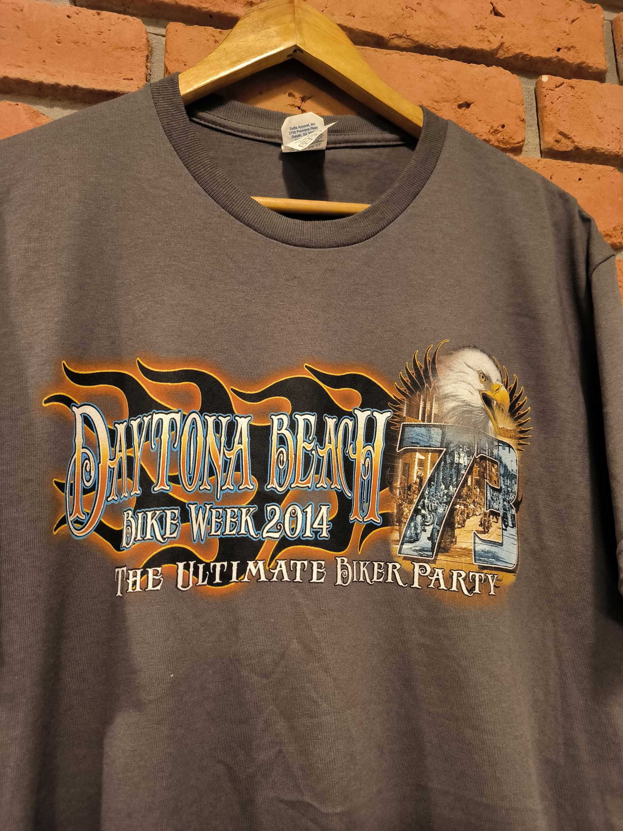 Koszulka Daytona Beach T-Shirt Motocykle Harley Davidson Bike