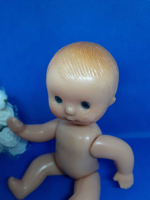 Яша Загорская ф-ка кукла пупс рельефный ссср винтаж на резинках