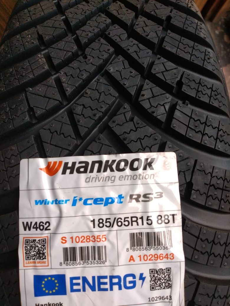 Nowe opony zimowe Hankook 185/65R15. MONTAŻ GRATIS !!!