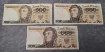 Banknot 500 zł z 1982 roku