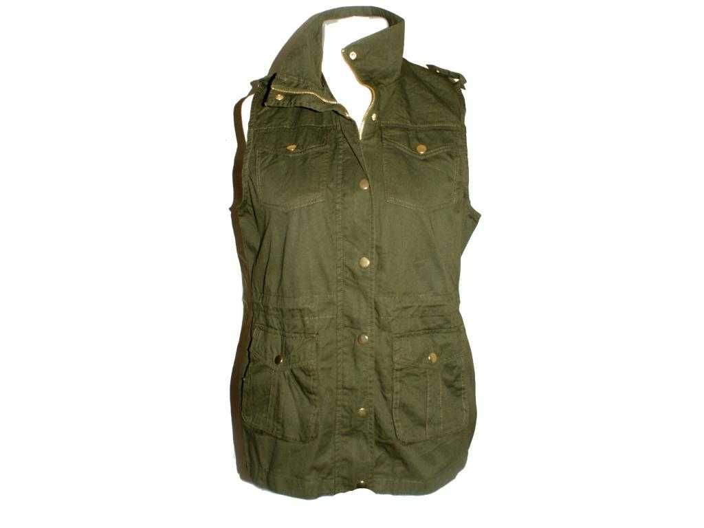 Brave soul turystyka kamizelka damska khaki cargo trapper 42