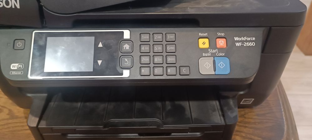 Drukarka epson wf 2660- uszkodzona