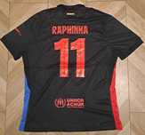 Koszulka FC Barcelona 2024/25 meczówka, wyjazdowa, nowa, #11 Raphinha