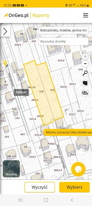 Krakow, Swoszowice, dzialka, 34 ary, duża działka,  BEZPOSREDNIO