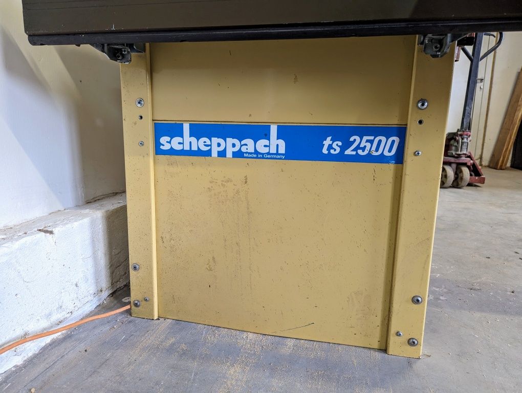 Piła formatowa z wózkiem Scheppach TS 2500
