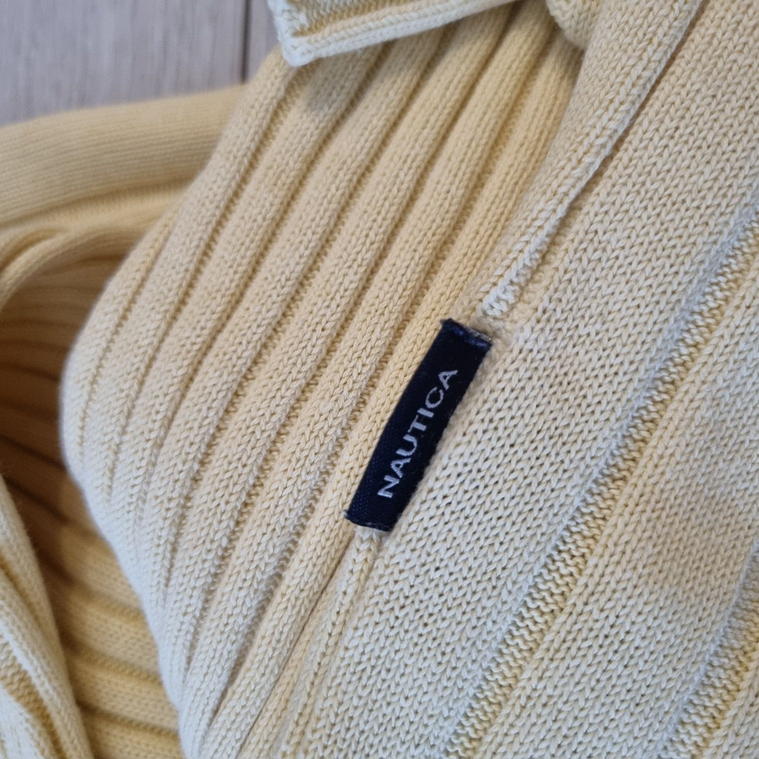 Sweter NAUTICA roz. XL żółty