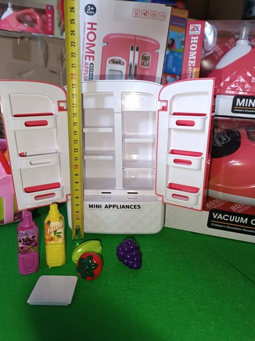 Дитяча мийка мойка умивальник з водичкою водою продукти холодильник