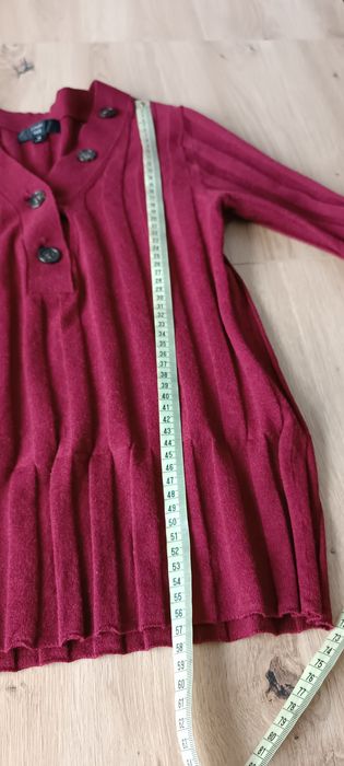Bordowa bluzka damska S - XS