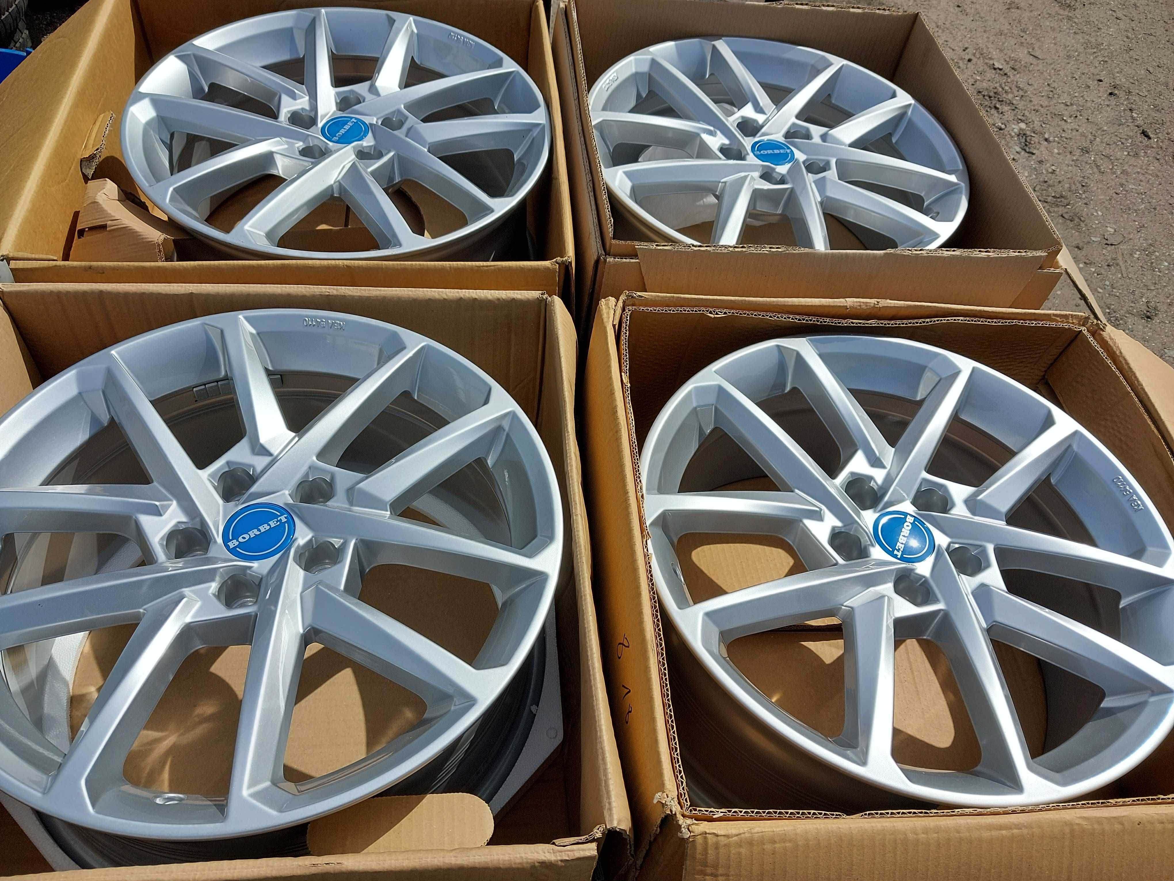 Nowe Alufelgi 18 5x112 Borbet Audi Volkswagen Seat Skoda Montaż TOP