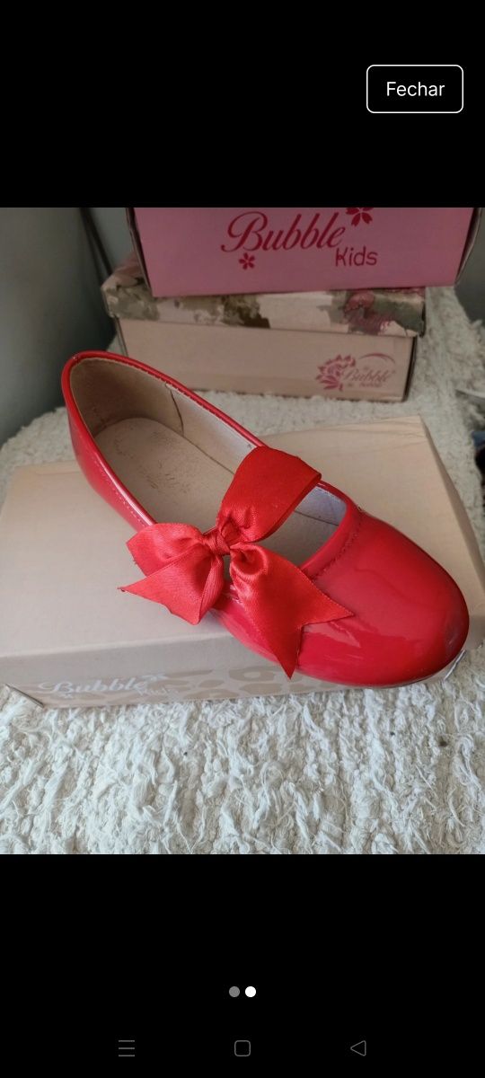 Sapatos de menina vários