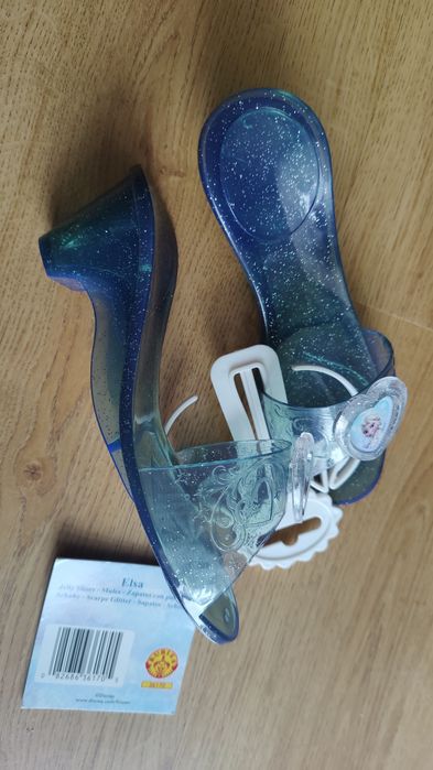 Pantofelki kostium buty strój Elza rozmiar 28-30,5