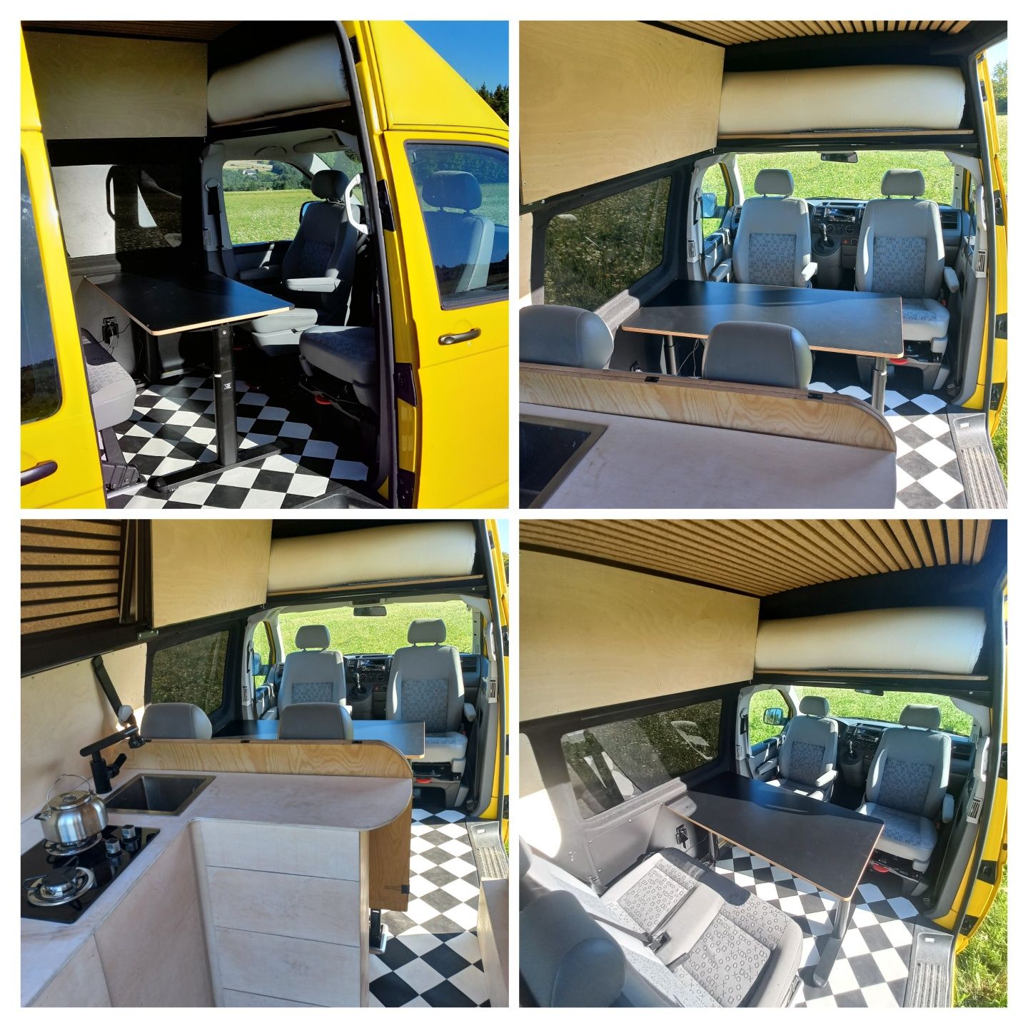 Wynajem kamper campervan 4osobowy, klima, WC, panel fotowoltaiczny