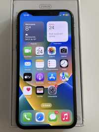 Iphone X 256GB space gray, bateria 91%, komplet, face id problem