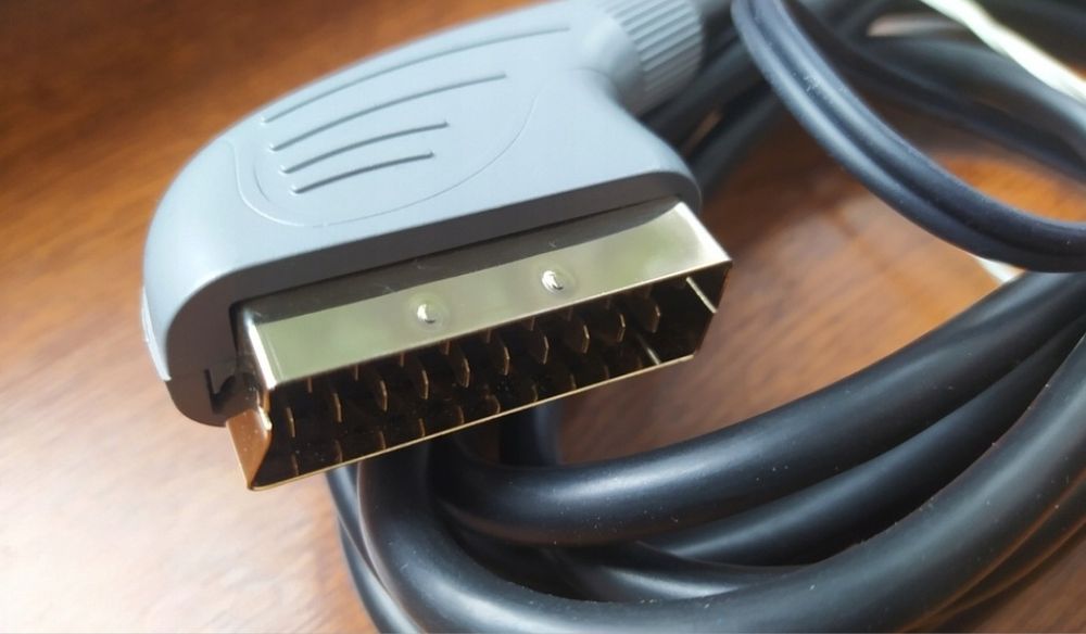 Kabel ZX SPECTRUM +2 Szary RGB Scart Gold AV 2,5m