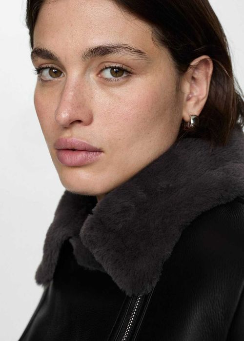 Куртка дублянка зара женская Mango