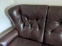 Komplet skórzany sofa + 2 fotele