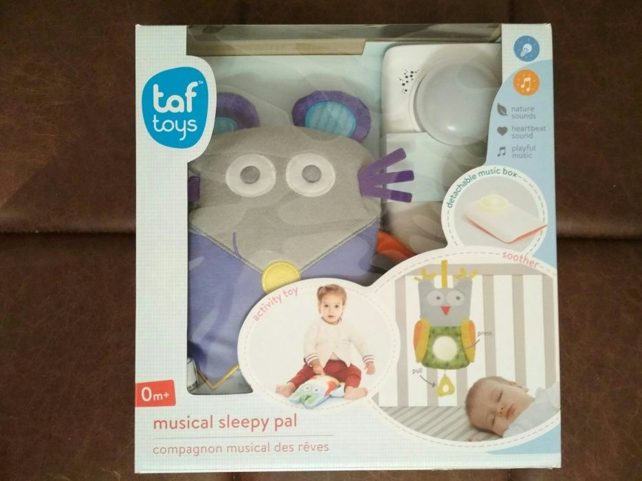 Taf Toys pozytywka z lampką nocną Mysz grająca zawieszka na łóżeczko