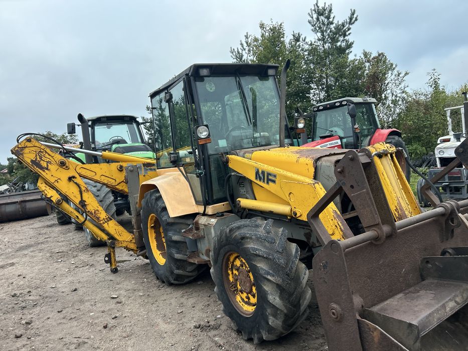 Koparko ładowarka MF 860 Teleskop 4 łyzki