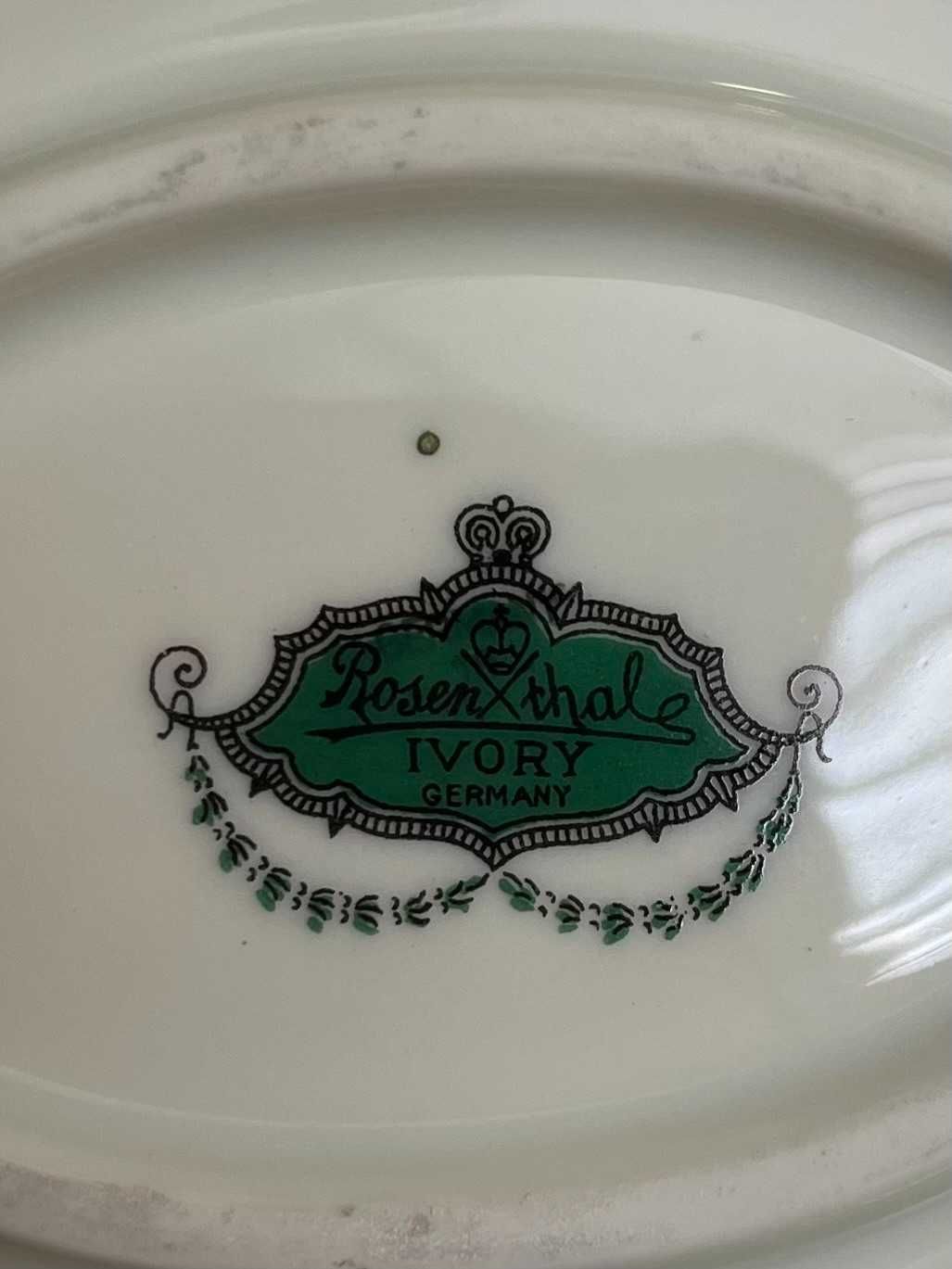 Śliczny półmisek Rosenthal IVORY Germany ok. 1910r.