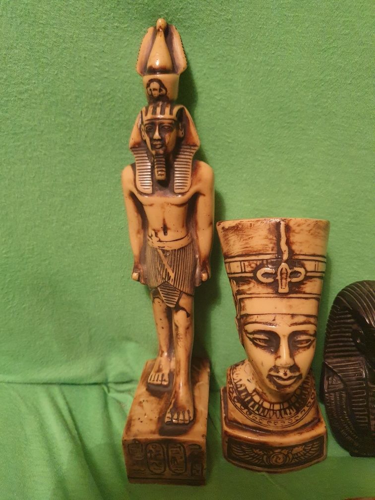 Komplet figurek faraon Egipt