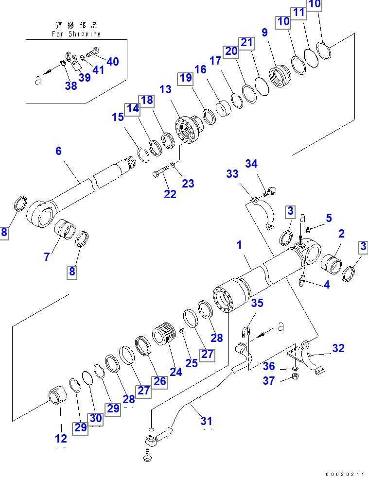 Ремонтний набір гідроциліндру Komatsu 707-99-67870