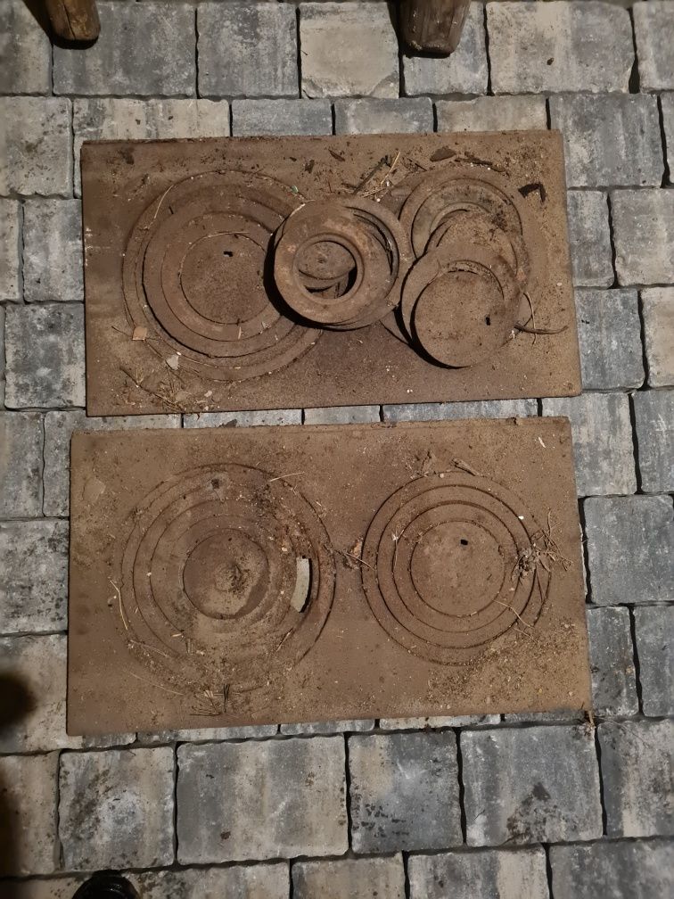 Ruszta zeliwne plus zapas fajerek ostatnia sztuka