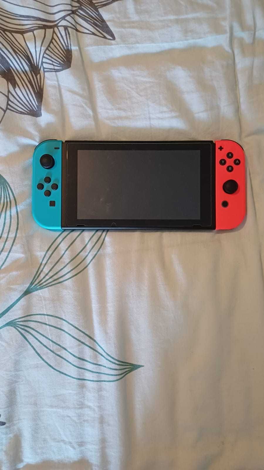 Nintendo Switch+ comando wireless+ estojo