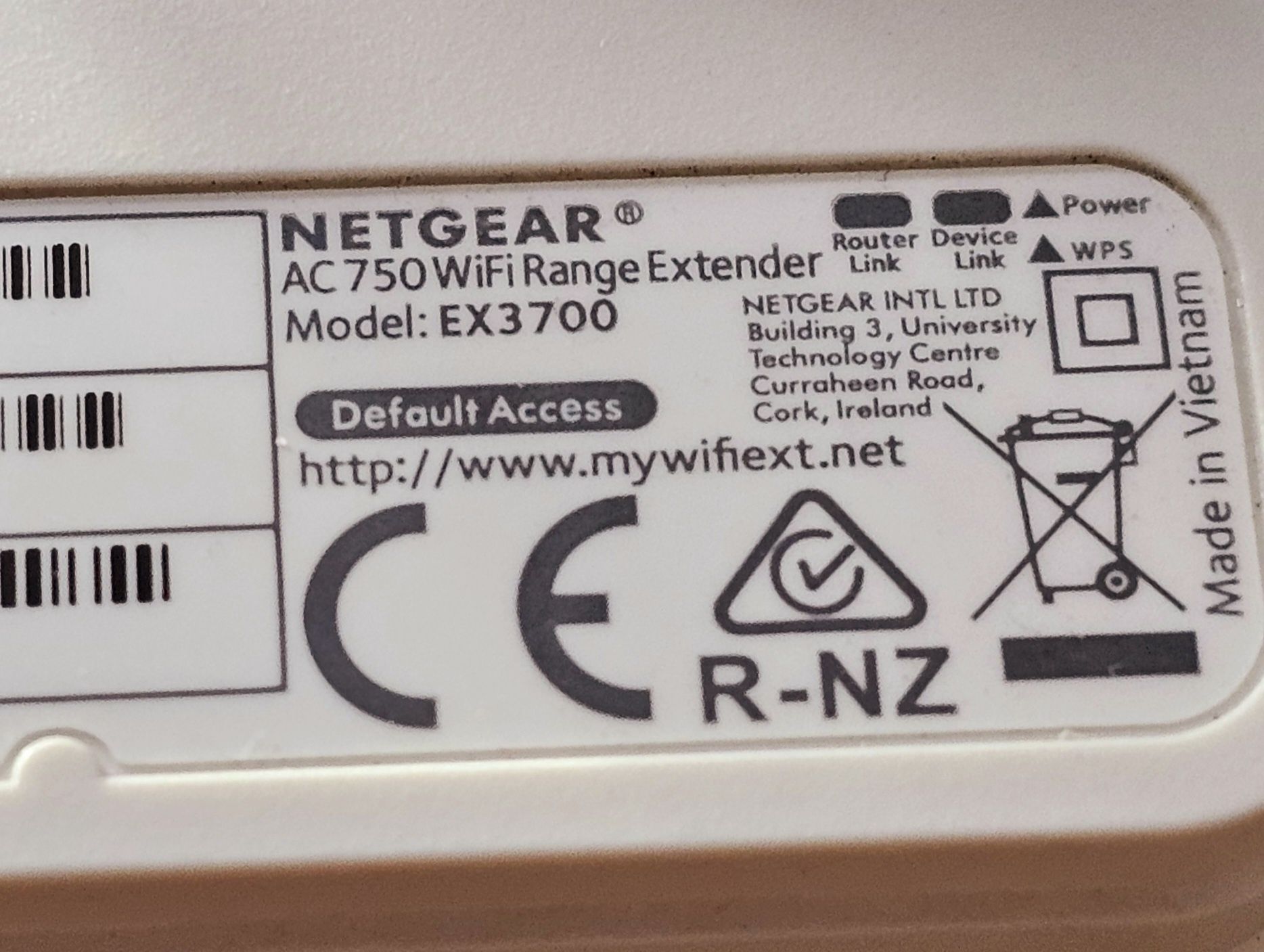 Wzmacniacz sygnału WiFi AC750 EX3700
