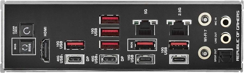 Материнская плата ASUS ROG CROSSHAIR X870E HERO 1 шт. NEW!