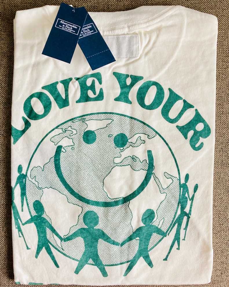 T-shirt Abercrombie & Fitch Relaxed Earth Day Tee size M/L