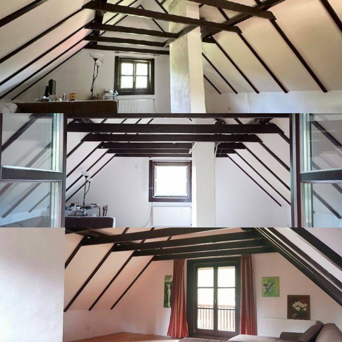 Dom całoroczny ocieplony z bali drewna 1000 m²