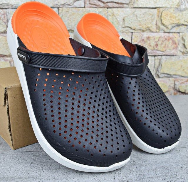 Крокси-сабо чоловічі 40-45 силіконові Luck Line м'які