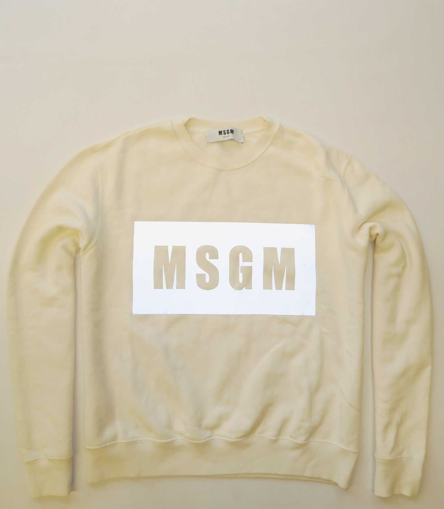 MSGM Milano bluza z odblaskowym logo damska S