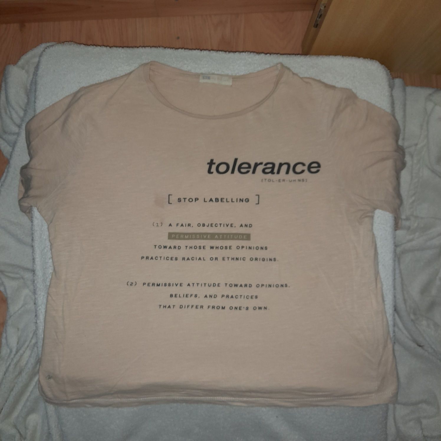 T-shirt com letras