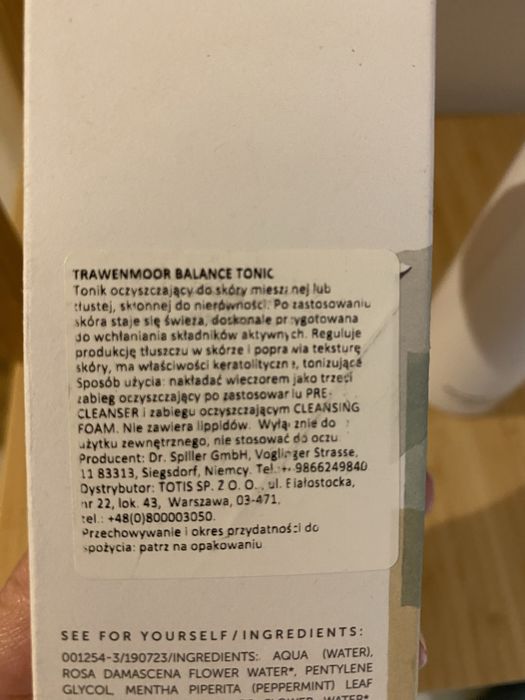Tonik Trawenmoor Balance Tonic 200 ml Dr. Spiller