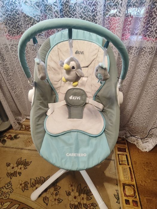 Крісло качелька, шезлонг, електро гойдалка!Крісло для годування, качел