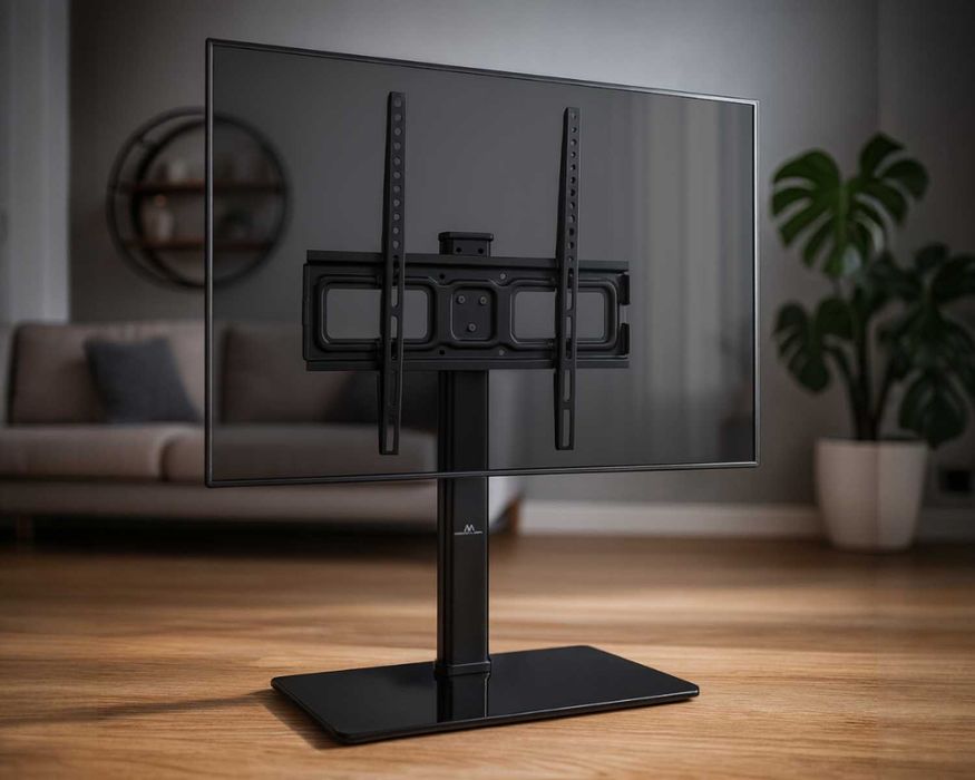 UNIWERSALNY Stojak Uchwyt Do Tv 32-65'' Vesa 400x400 Szkło STABILNY