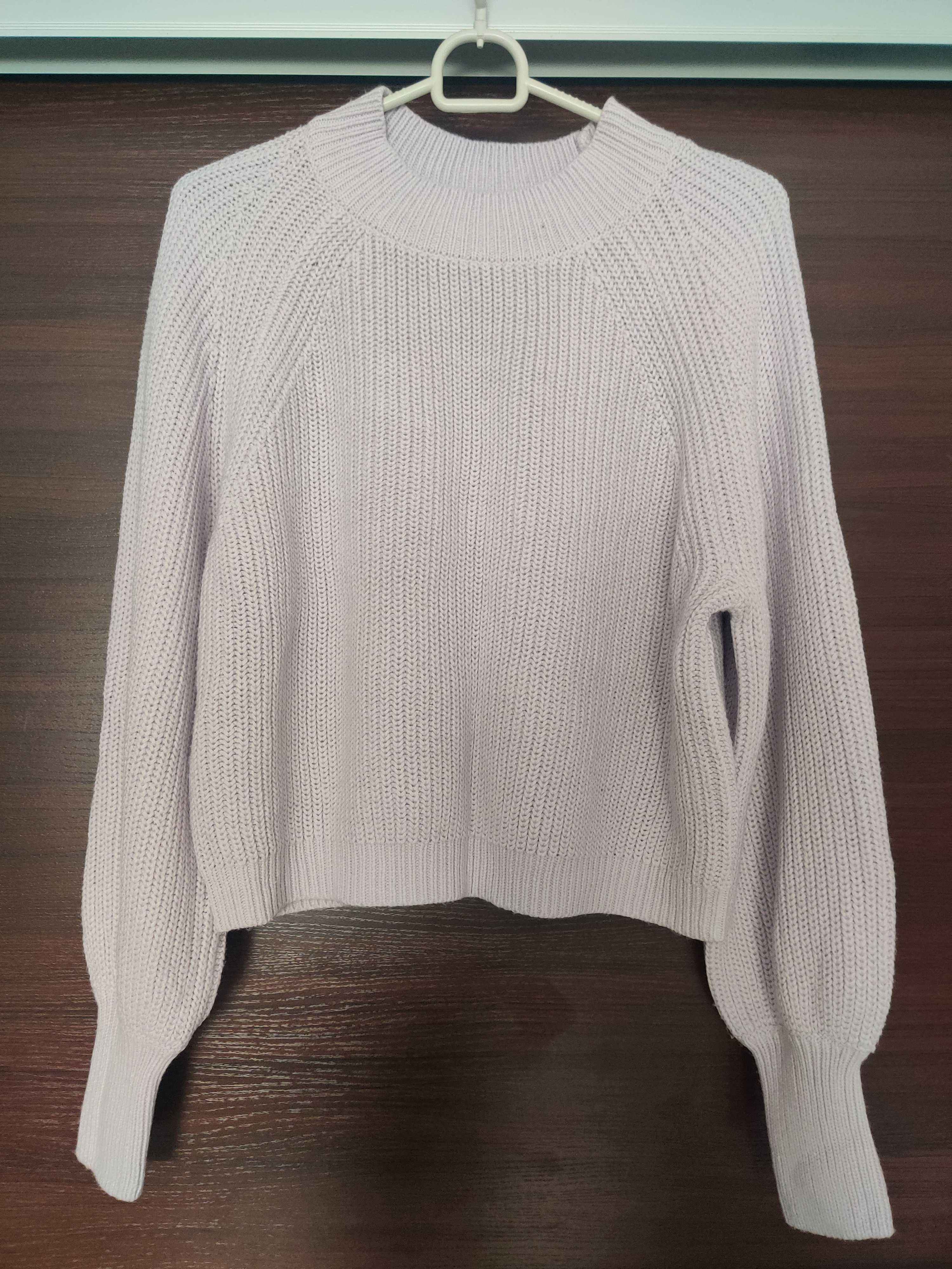 POLECAM ROZ S 36 Sweter krótki RESERVED blady różowy